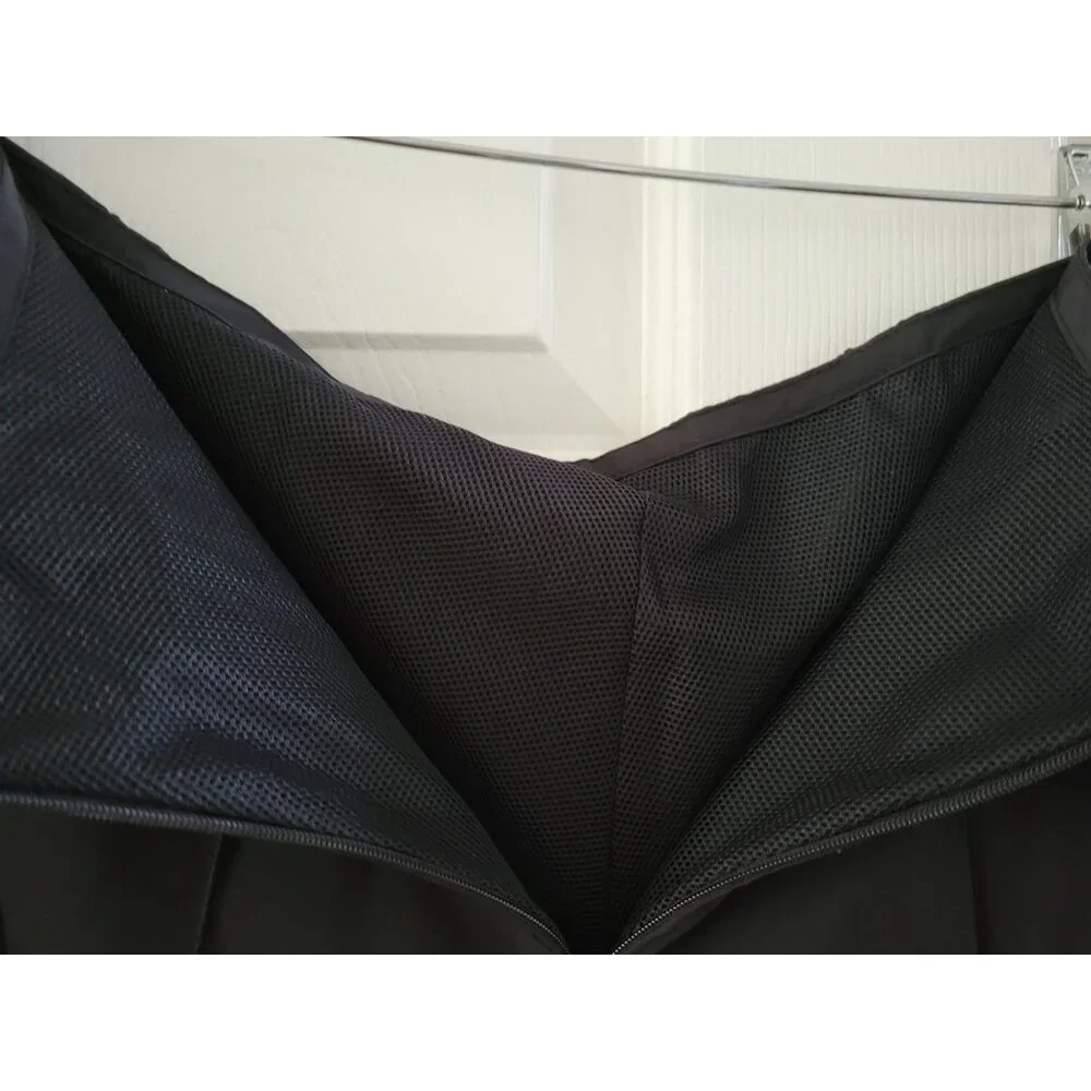 Cartise Womens Black Statement Skirt size 12 3D flowers formal event